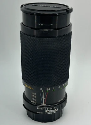 SOLIGOR Japan Macro Zoom Lens 80 200mm f4.5 Black Camera No 38123073 READ - Image 1 of 4
