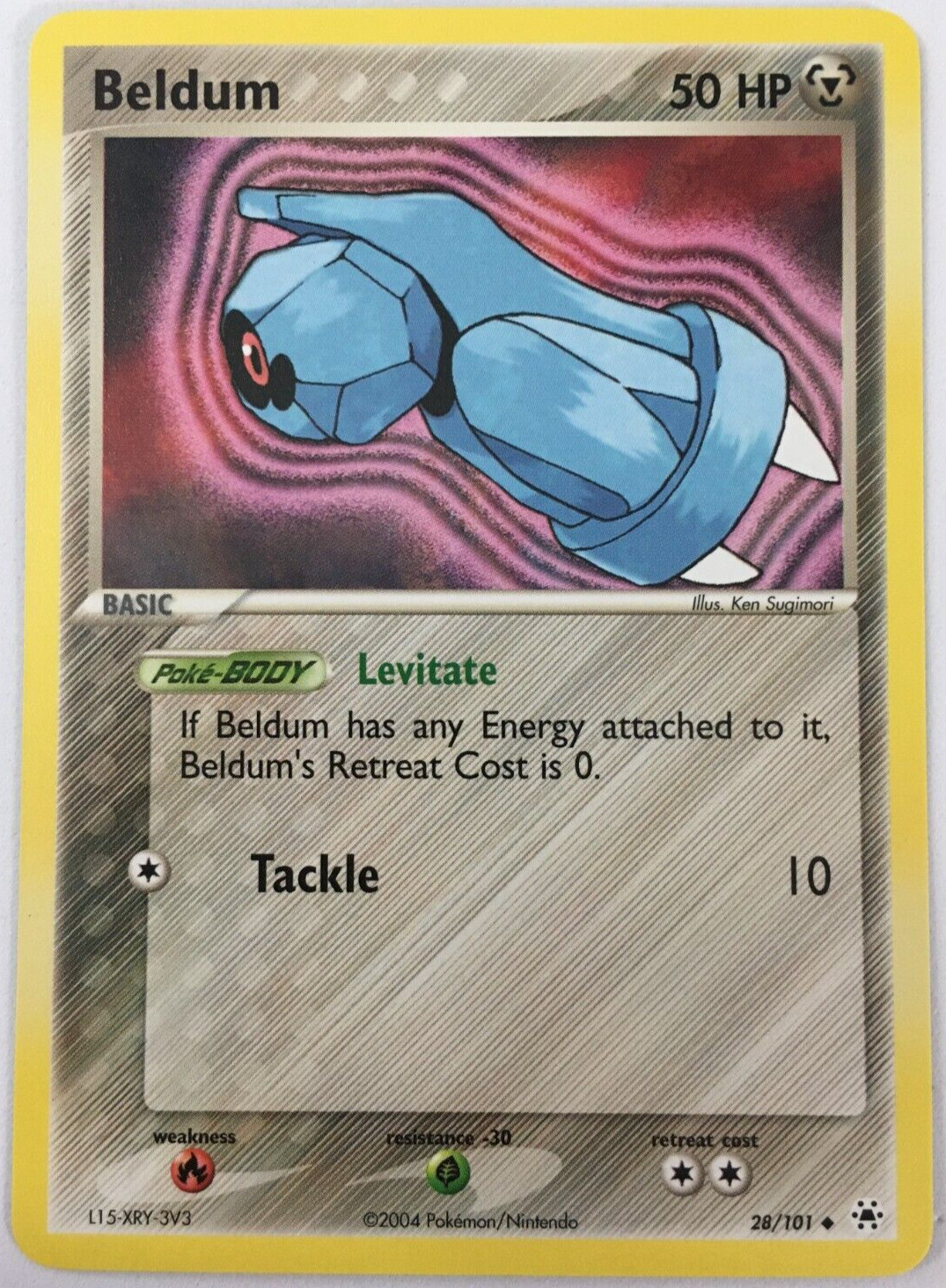 POKEMON BELDUM 28/101 EX HIDDEN LEGENDS UNCOMMON NEAR MINT
