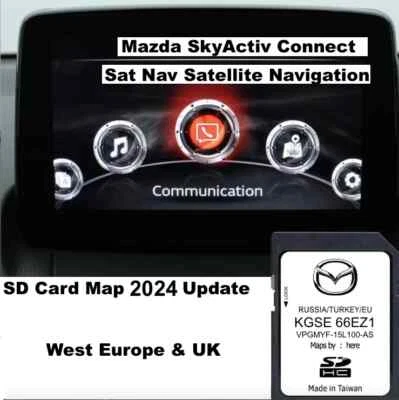 SD MAPPE EUROPA MAZDA SKYACTIVE CONNECT SYSTEM 7" SCHEDA - KGSE66EZ1 2024-25 CX3