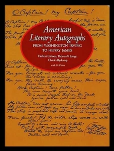 American Literary Autographs from Washington Irving to Henry James - SC 1977 - Picture 1 of 1