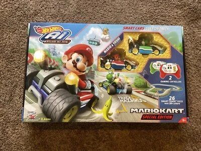 Hot Wheels AI Mario Kart Smart Track Special Edition Track Set plus Bonus Track - Image 1 of 4