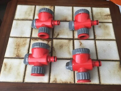 Job Lot of 4 x Garden Hose Multi Function Heads - Image 1 of 4