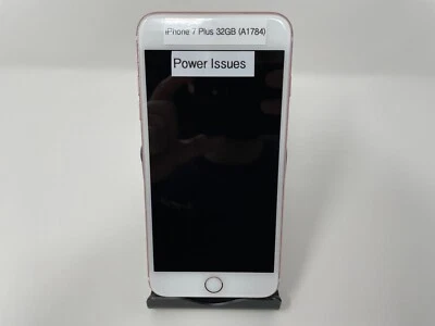 Apple iPhone 7 Plus - 32GB - Rose Gold (Unlocked) A1784 (GSM) - Power Issue - Image 1 of 2