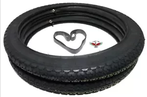 Puch Magnum 17inch Classic Tread tire pack - tires tubes & rim strips - Picture 1 of 1