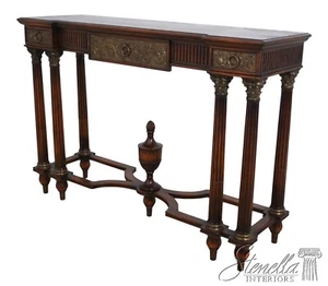 L68335: THEODORE ALEXANDER Italian Neoclassical Mahogany Console Table - Picture 1 of 18