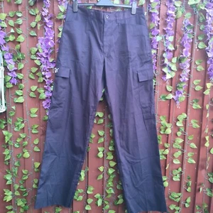 Mens Puma Dark Blue Navy Work Trousers Side Pockets Large New - Picture 1 of 7