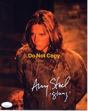 AMY STEEL signed 8x10 Photo Ginny Friday the 13th Part II 2 JSA Authentication AMY STEEL signed 8x10 Photo Ginny Friday the 13th Part II 2 JSA Authentication