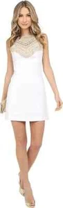 LILLY PULITZER PEARL SOFT Resort Ready Sleeveless Halter SHIFT DRESS Size 2 - Picture 1 of 7