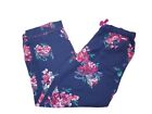 Joules Womens Ladies Floral Straight Fit egging Trousers Pants Size M