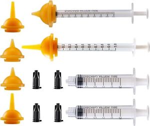 GSSFASHION Mini and Original Nipple with Syringes for Puppy Kitten Squirrels and