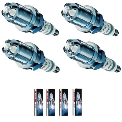 Spark Plugs x 4 Bosch Super 4 Fits Toyota Avensis Corolla Yaris Celica MR2 RAV4  - Image 1 of 4