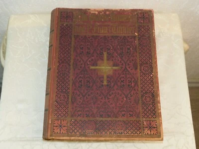 Antikes Buch " Illstriertes Hausbuch für christliche Familien "P Franz Tischler - Bild 1 von 4