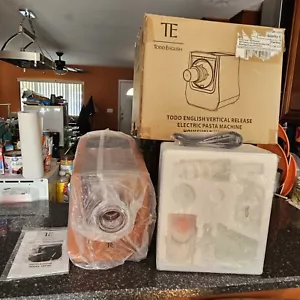 Todd English Electric Pasta Machine Maker TEMP1 Vertical Release 300W Open Box* - Picture 1 of 24