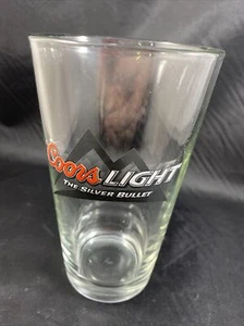 Coors Light The Silver Bullet pint beer glass - Picture 1 of 5