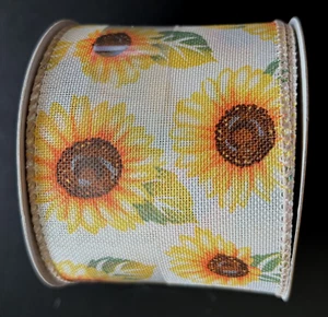 Neues Place & Time goldenes Drahtband - Sonnenblumen-Design - 2,5" x 4 Jahre - gelb + - Bild 1 von 4