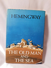 THE OLD MAN AND THE SEA by Ernest Hemingway  "W"  1952 Dust Jacket HC