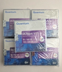 5 x Quantum DLTVS1-160 MR-V1MQN-01 160/320 GB Data Tape Cartridges - Picture 1 of 1