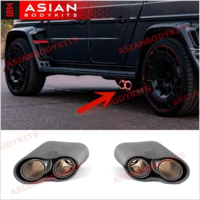 Puntas de escape Puntas de silenciador para Mercedes Benz Clase G G63 G550 G500 W463A W464 Foto 1 de 4