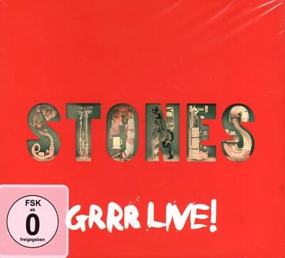 The Rolling Stones GRRR Live! (Live At Newark 2012) (2CD´s+1Blu-ray) Neu & OVP - Bild 1 von 2