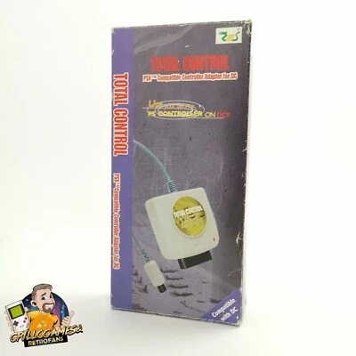 Sega Dreamcast Total Control : PSX Compatible Controller Adapter for DC | OVP - Bild 1 von 4