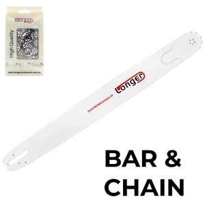 18" Inch LONGER CHAINSAW BAR for STIHL 3/8 063 & CHAIN - PRO SPROCKET NOSE - Picture 1 of 6
