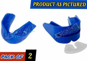 2 PCS Silicone Mouth Guard Night Teeth Clenching Grinding Sleep Dental Bite - Picture 1 of 8