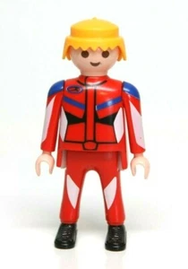 Playmobil Figure Race Car Driver w/ Red Jumpsuit 4365 - Picture 1 of 1