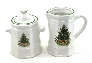 Pfaltzgraff Christmas Heritage Sugar Bowl and Creamer Set - Picture 1 of 9