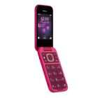 Nokia 4G Dual Sim Dual Display Flip Feature Phone 2660 Flip Pink Unlocked