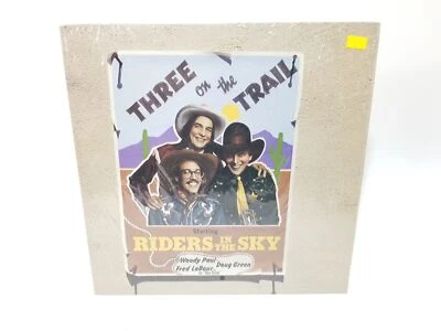 Riders In The Sky Three On The Trail LP 1980 Rounder Records - Vinyl - Shrink Foto 1 de 4