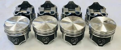 SPEED PRO Hypereutectic Coated Skirt Flat Top Pistons Set/8 for Ford BB 460 .030 - Image 1 of 4