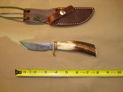 Vintage Randall Made Knives Knife 21 Stag Little Game. - Image 1 of 4