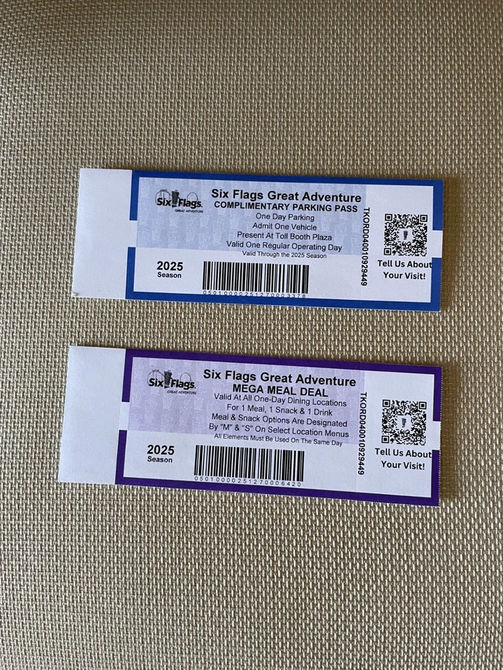 Pase de estacionamiento de un día Six Flags Great Adventure + mega oferta de comida Foto 1 de 1