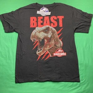 jurassic world t-rex t-shirt youth xl black - Picture 1 of 8