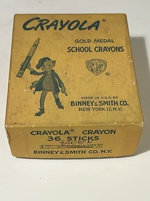 CRAYOLA Gold Medal School Cayons  24 Of 36 Dark Green Only Bunny & Smith Co USA - Image 1 of 4