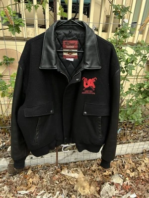 Reed Leather UA Union Plumbers Steamfitters XL  Sleeves Leather , Body Wool - Image 1 of 4