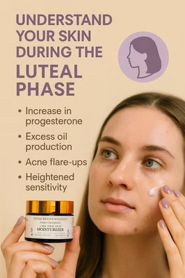 Crema hidratante fase lútea calma y calma | Manzanilla + pepino para pieles propensas al síndrome premenstrual Foto 1 de 4