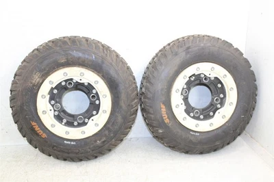 2007 Suzuki LTR 450 Hiper Carbon Fiber Bead Lock Front Wheel Set Rims - Image 1 of 4