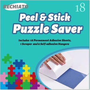 Preserve 3 X 1000 Puzzle Glue Sheets - 18 Peel and Stick Saver...  - Picture 1 of 6