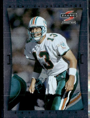 1997 Score Football Dan Marino Silver Foil Card #9 - Image 1 of 2