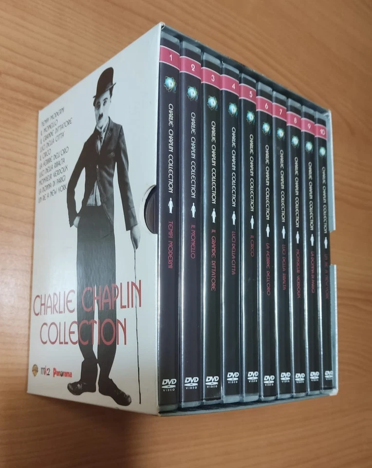Charlie Chaplin Collection - DVD - Cofanetto completo - Immagine 1 di 4
