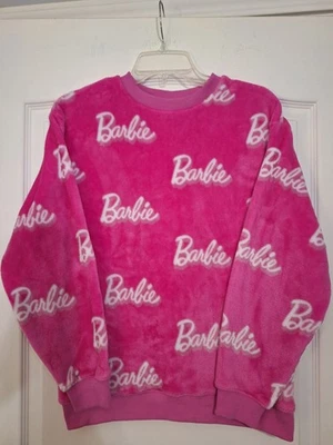 Barbie Hot Rosa Suave Polar Mujer’s Sudadera Talla Pequeña  Foto 1 de 4