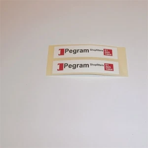 Matchbox Lesney  5d1 London Bus Pegram Shopfitters Sticker Set - Picture 1 of 4
