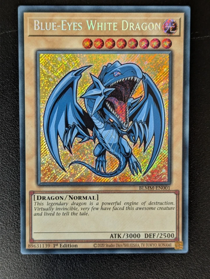 Blauäugiger w. Drache BLMM-EN001 Secret Rare EN NM YUGIOH - Bild 1 von 1