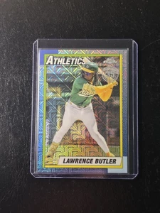 2025 Topps Update 1990 Chrome Silver Pack U90C-43 Lawrence Butler, Athletics - Picture 1 of 2