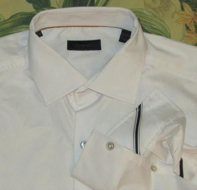 Camisa blanca manga larga abotonada 16,5 de ZANELLA Foto 1 de 3