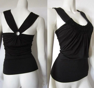 Blusa REBECCA BEESON preta 1 nova com etiquetas - Imagem 1 de 4