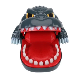 Novelty Dinosaur Mouth Bite Finger Game Trick Toy Funny Interactive Kids WT - Picture 1 of 22