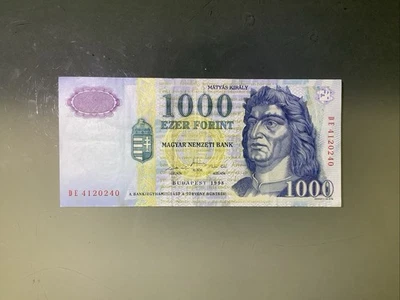 Hungría 1000 florines 1998 circulados Foto 1 de 2