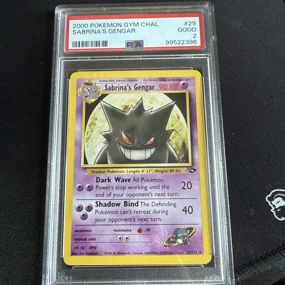 2000 Pokemon Gym Challenge #29/132 SABRINA'S GENGAR Rare PSA 2 - Image 1 of 1